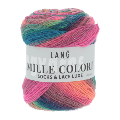 MILLE COLORI SOCKS & LACE LUXE pink orange lila blau