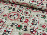 Deko Canvas Druck mit Katzen/Weihnachtsmotive