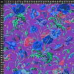 „Meadow“ Purple – Philip Jacobs für Kaffe Fassett Collectiv