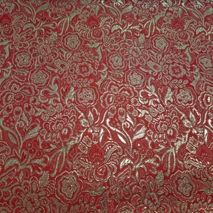 Brokat rot gold – Bild 2