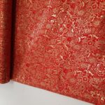 Brokat rot gold – Bild 3