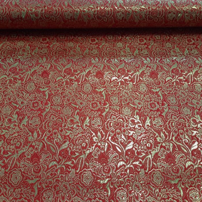 Brokat rot gold – Bild 7