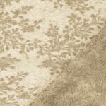 Edle Spitze mit Bogenrand taupe – Bild 3