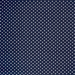 Viskose blau mit weissen Tupfen – Bild 3