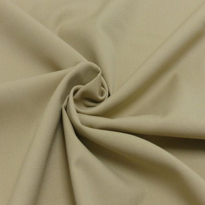 Gabardine Wolle Mischung beige – Bild 3