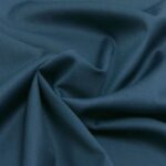 Gabardine Wolle Mischung blau – Bild 3