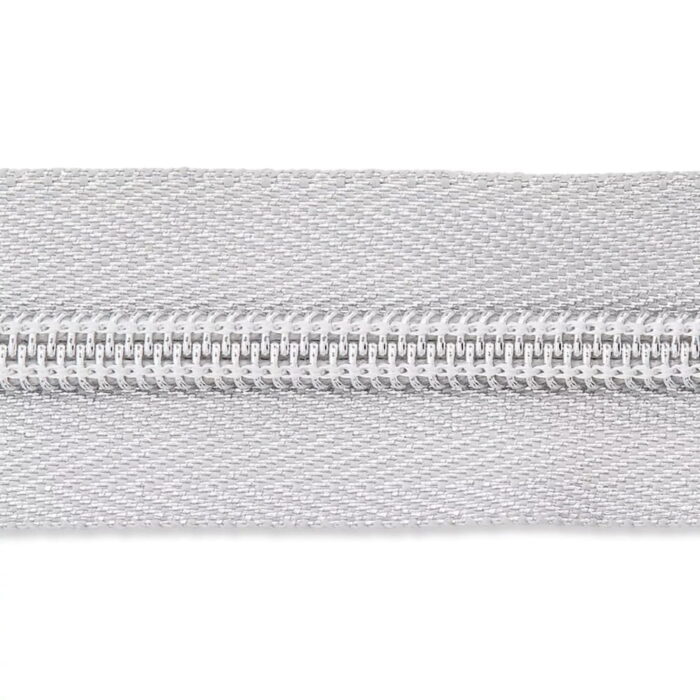 Endlosreißverschluss, 8mm, silber/gold – Bild 2