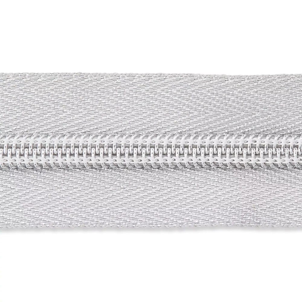endlos-Reissverschluss-silber-8mm Kopie Endlosreißverschluss, 8mm, silber/gold – Bild 1