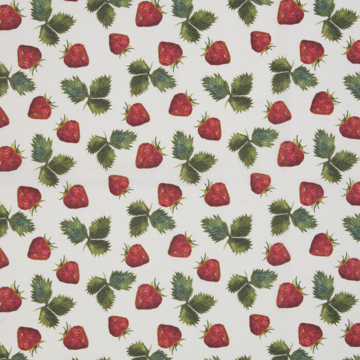 Beschichtete Baumwolle Erdbeeren – Bild 3