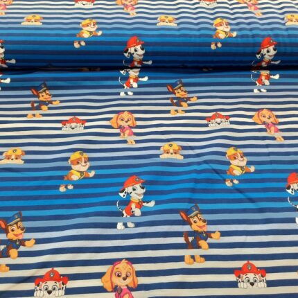 / Paw Patrol Jersey-Stoff – Dunkelblau Swafing