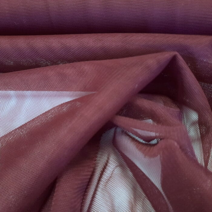 Softtüll weinrot – Bild 3