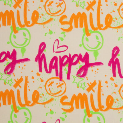 Swafing Heavy Sweat Happy Smile Christiane Zielinski hellbeige neon