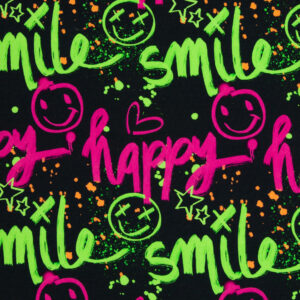 Swafing Heavy Sweat Happy Smile Christiane Zielinski hellbeige neon