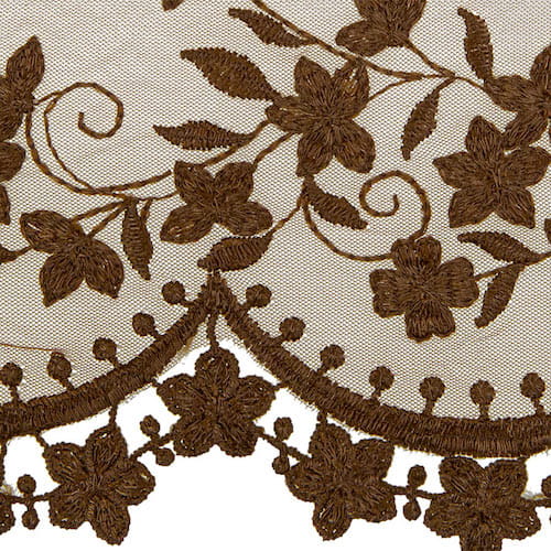 4028752508601_189202.881_002 Tüllspitze Borte 10,5 cm braun – Bild 1