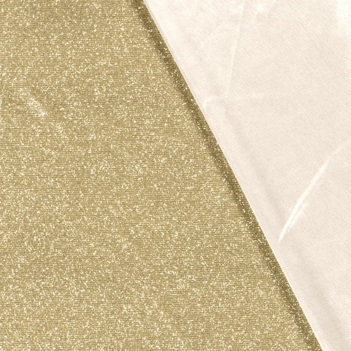 Glitzer Jersey gold – Bild 6
