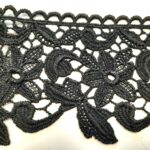 Spachtel Spitze schwarz 7,5 cm