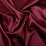 Crêpe Satin dunkelrot – Bild 2