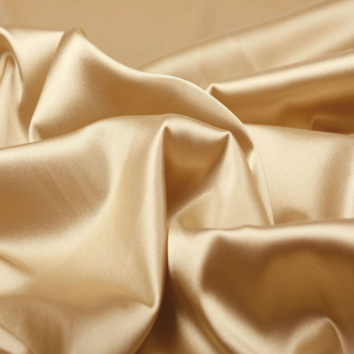 Crêpe Satin Hellgold – Bild 7