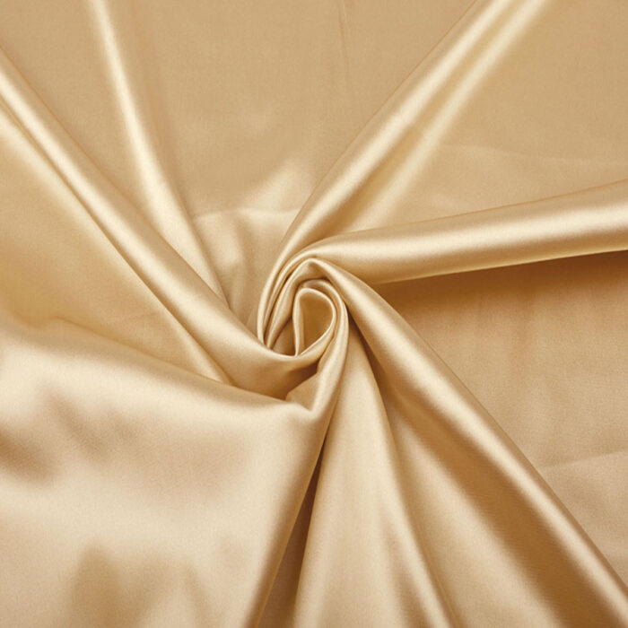 Crêpe Satin Hellgold – Bild 5