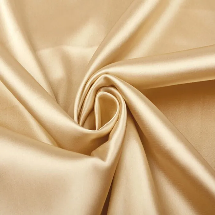 Crêpe Satin Hellgold – Bild 2