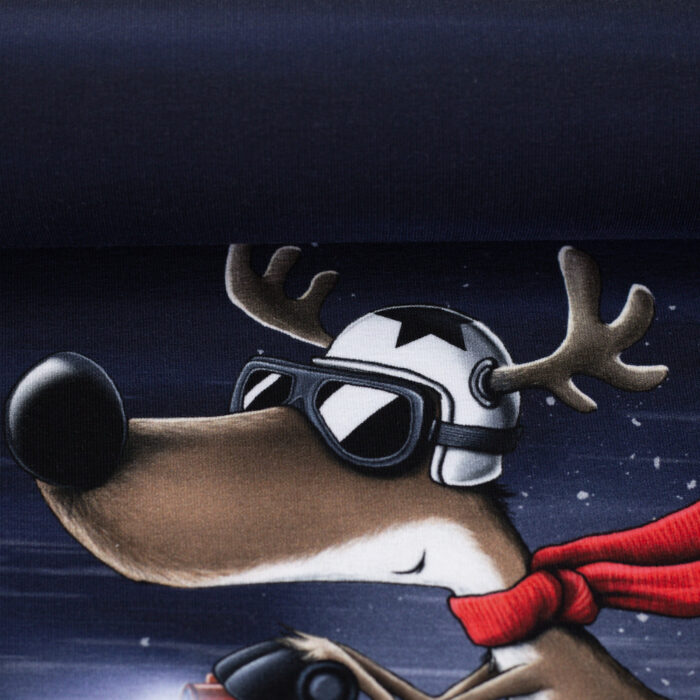 French Terry Panel Rudolf, Wintermoods – Bild 4
